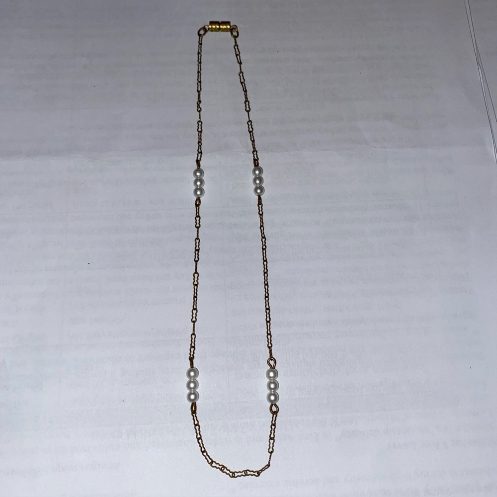 Vintage Pearl Choker Necklace